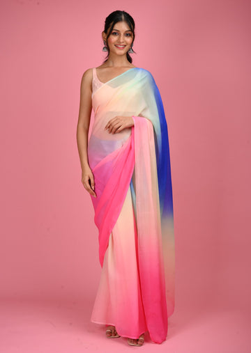 Ranas Pure Chiffon Saree