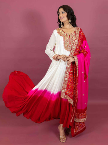 Ranas Gota Patti Gown with Dupatta