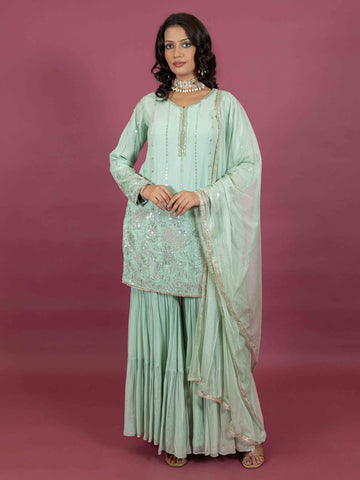 Ranas Designer Sharara Set