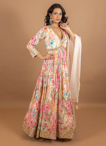 Ranas Printed Anarkali Suit