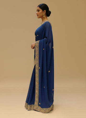 Ranas Gota Patti & Marori work Saree