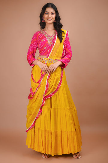 Ranas Yellow Lehenga