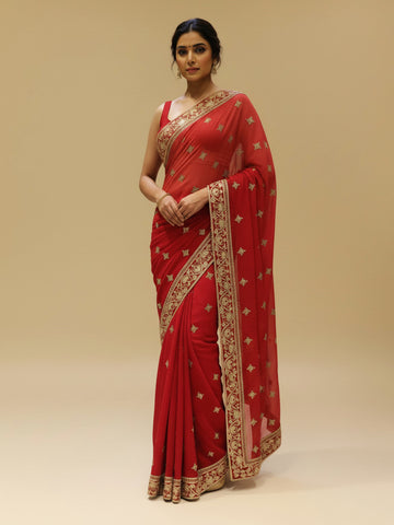 Ranas Gota Patti Work Saree
