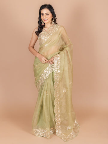 Ranas Pittan Work Saree