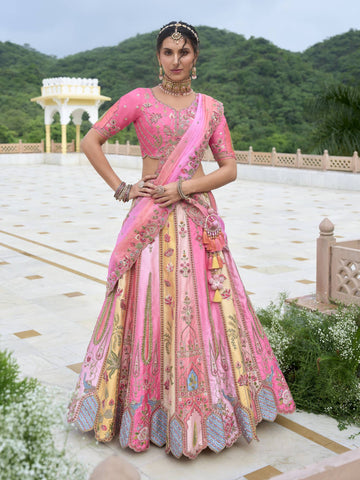 Multi Color Beautiful Traditional Designer Lehenga