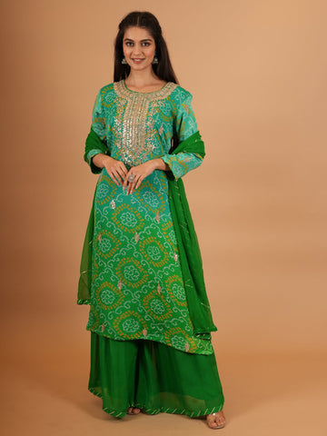 Ranas Gota Patti Work Sharara Set