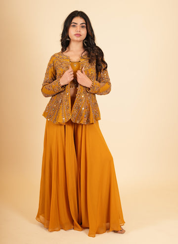 Ranas Mustard Color Co-ord Set