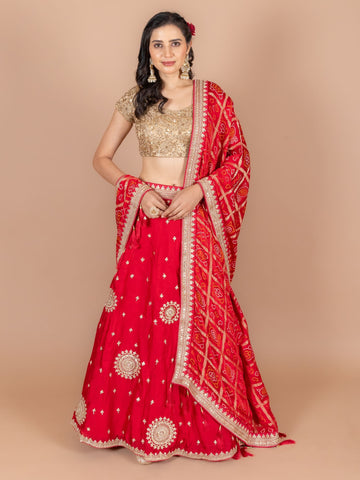 Ranas Red Color Designer Lehenga