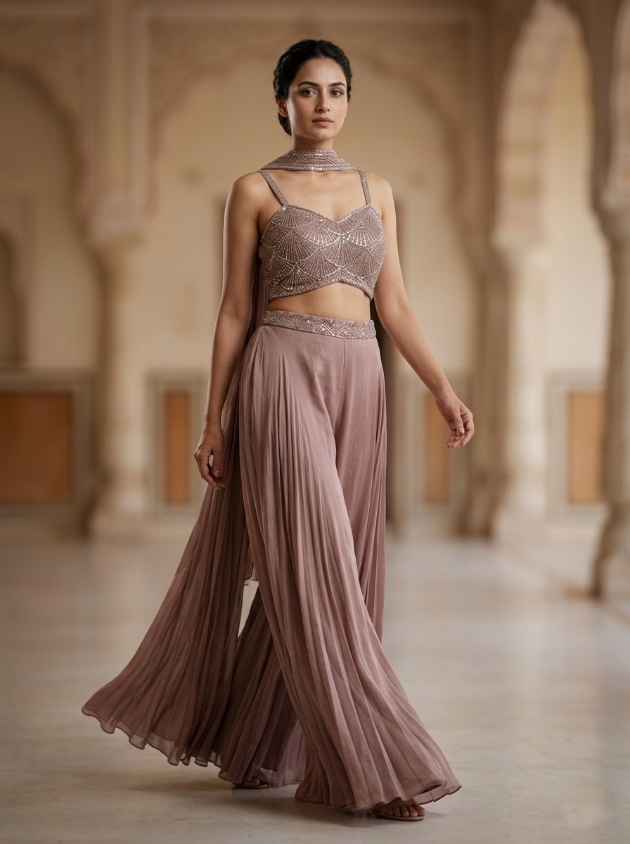 plazo dress for ladies Ranas Indo Western with Indo western dress