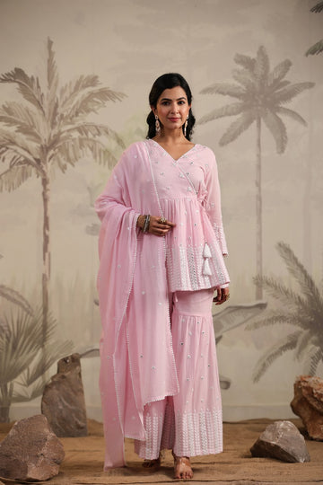 Ranas Cotton Designer Sharara Set