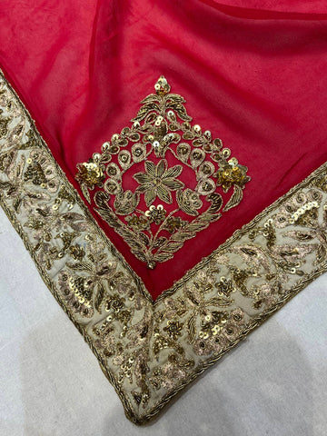 Ranas Zardosi Work Saree