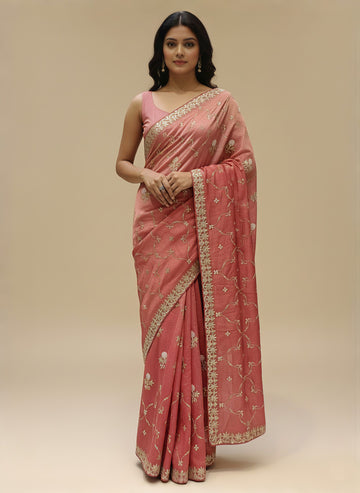 Ranas Aari & Gota work Saree
