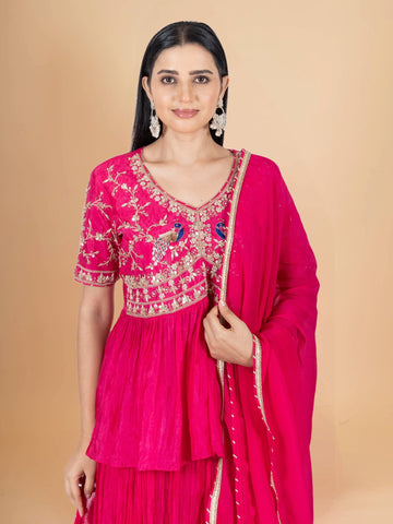 Ranas Peplum with Skirt Set