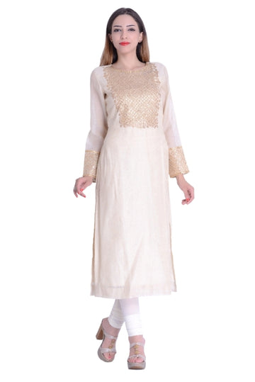 Designer Kurti In Golden Color