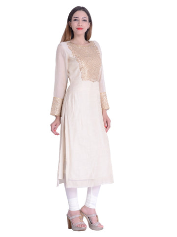 Designer Kurti In Golden Color