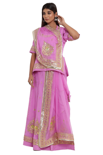 Ranas Purple Color Rajputi Poshak