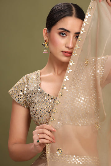 Ranas Brown Color Designer Lehenga