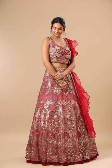 Ranas Wine color Lehenga