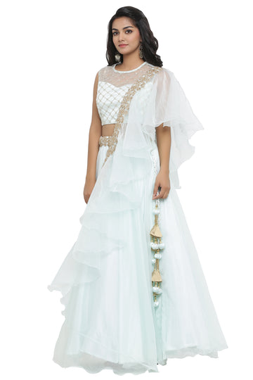 Ranas Organza Lehenga