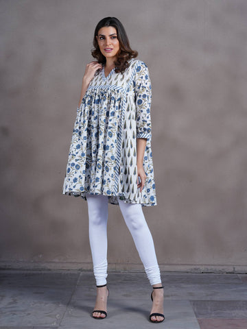 Ranas Block Print Short Kurti