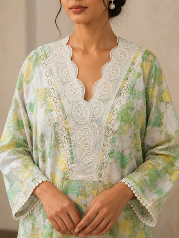 Ranas Green Color Suit