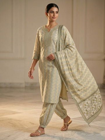 Ranas Three Piece Cotton Suit