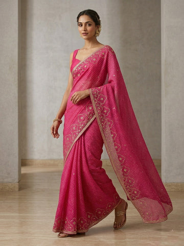 Ranas Rani Color Mothda Saree