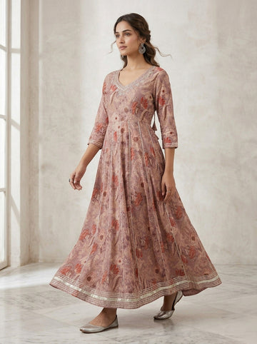 Ranas Cotton Printed Gown