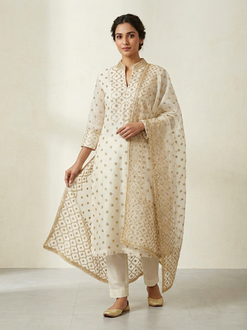 Ranas Kota Silk Two Piece Suit