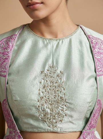 Ranas Mint Green Color Designer Lehenga
