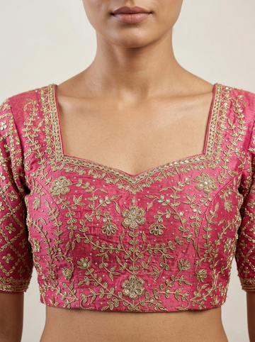 Ranas Peachy Pink Color Shaded Designer Lehenga