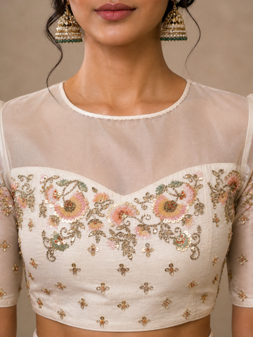 Ranas Beige Color Designer Lehenga