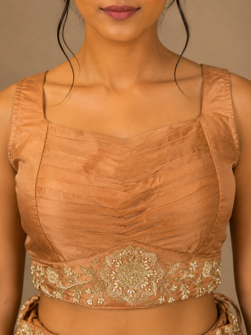 Ranas Rust Color Lehenga with Jacket
