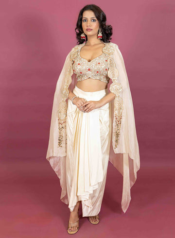 Ranas Marori & Sequine Work Indo Western