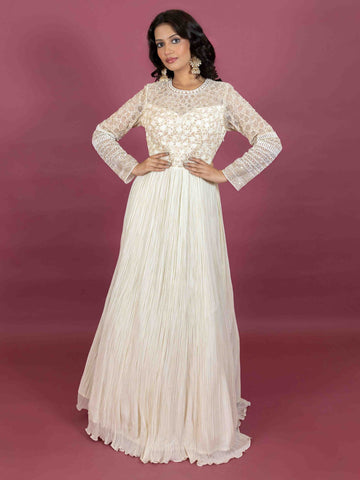 Ranas Sequine & Cutdana Work Gown