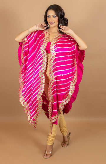 Ranas Gotta Patti Work Kaftan