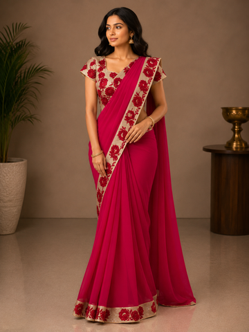 Ranas Rrani Color Designer Saree