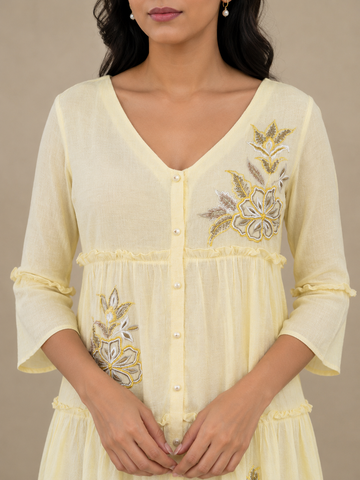 Ranas Yellow Color Co-Ord Set