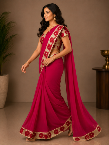 Ranas Rrani Color Designer Saree