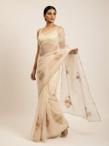 Ranas Sequine & Cutdana Work Saree