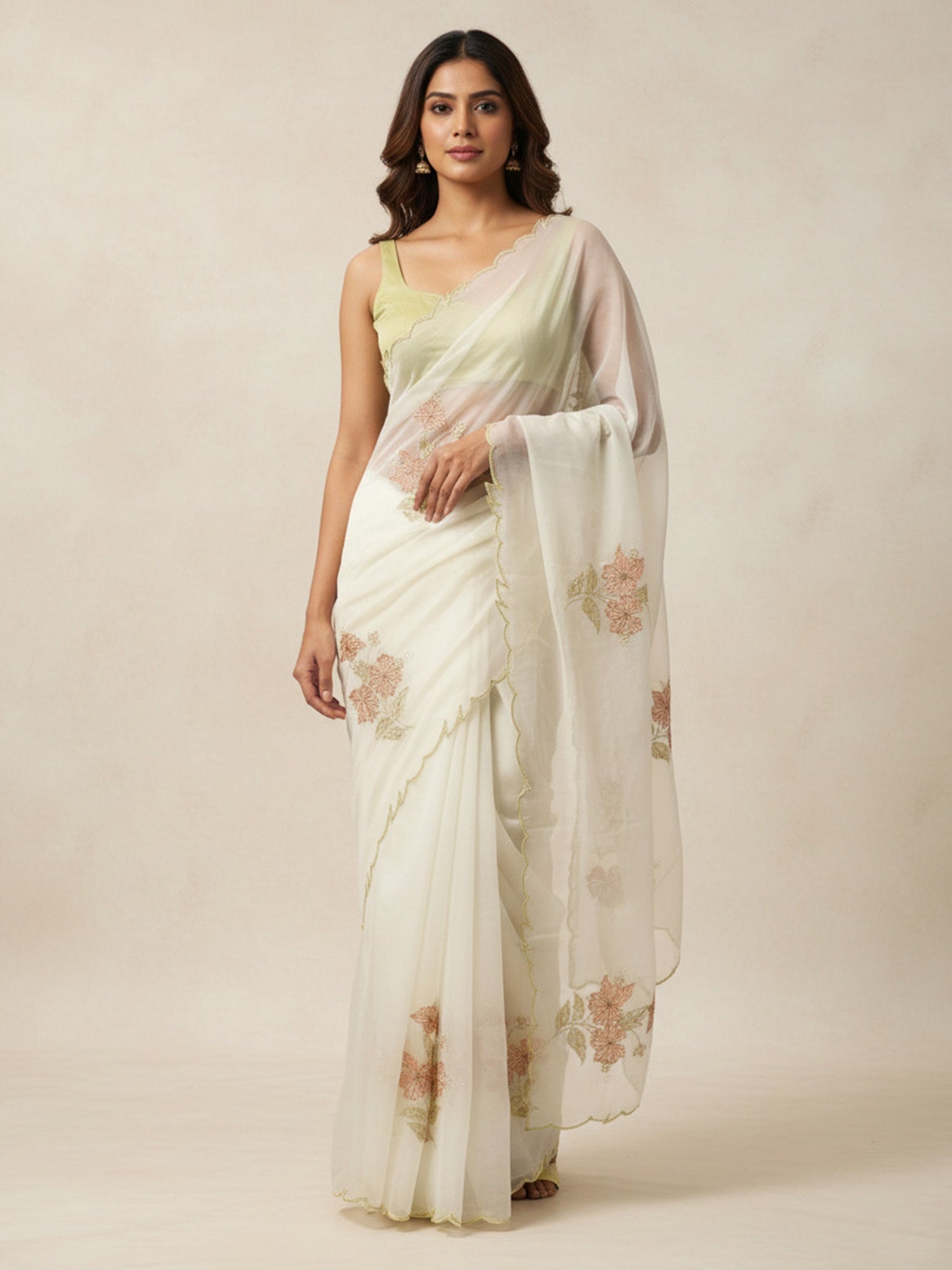 Ranas Sequine & Cutdana Work Saree