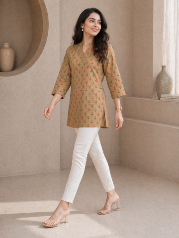 Ranas Cotton Printed Short Kurti
