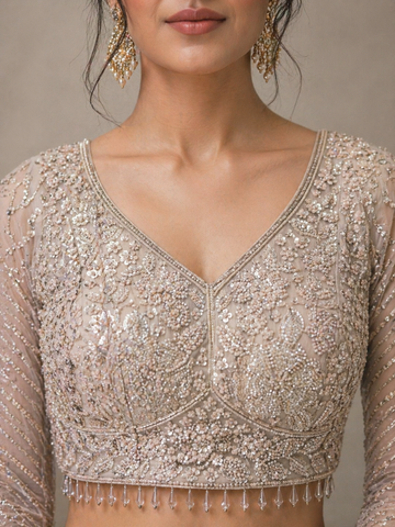 Ranas Beige Color Designe Lehenga