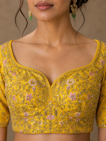 Ranas Yellow Color Designer Lehenga
