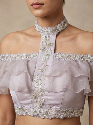 Ranas Mauve Color Designer Lehenga