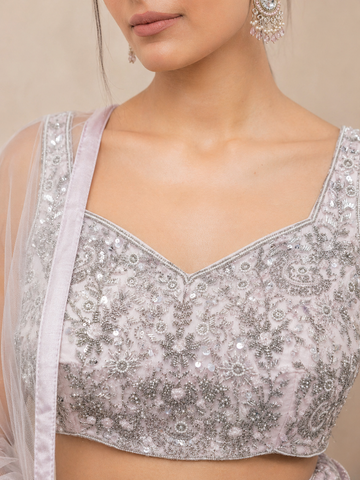 Ranas Mauve Color Designer Lehenga