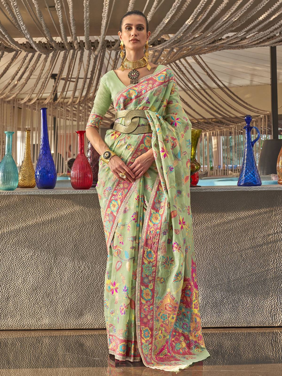 Ranas Handloom Weaving Saree