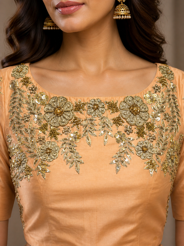 Ranas Peach Color Designer Lehenga
