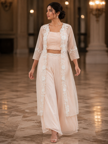 Ranas Indo-Western Long Jacket Dress