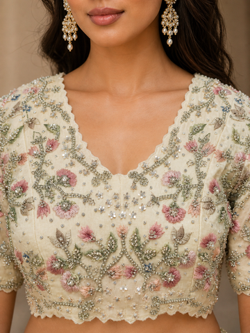 Ranas Off white designer Lehenga